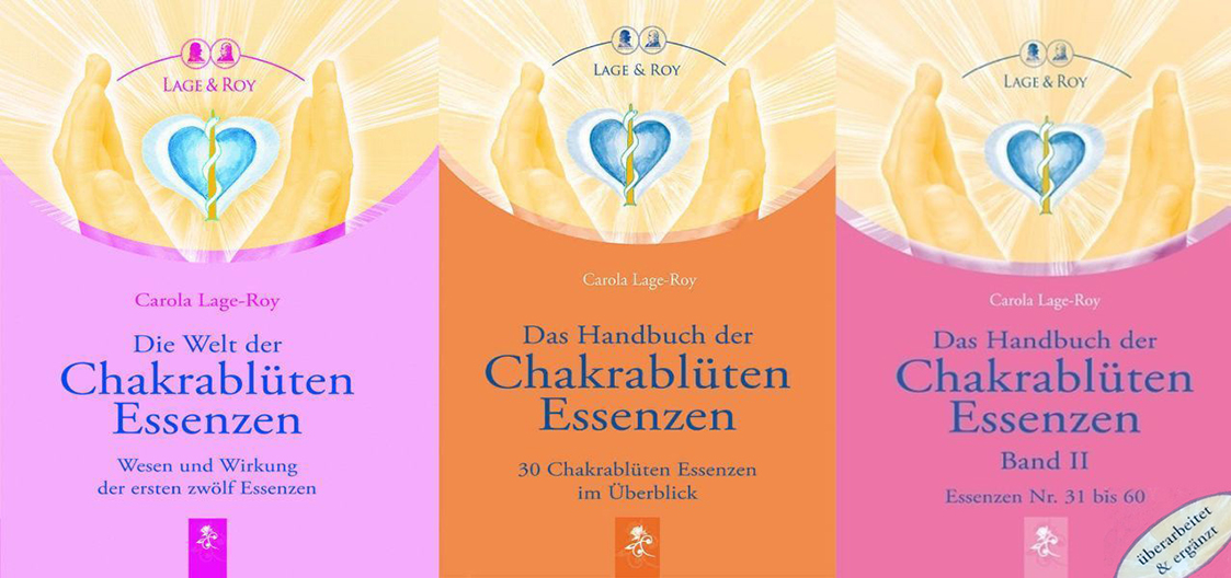 Die Welt der Chakrablüten Essenzen sowie die Handbücher Band I und II im Set